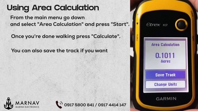 Garmin® eTrex 10 | Tutorials - Using Area Calculation смотреть онлайн