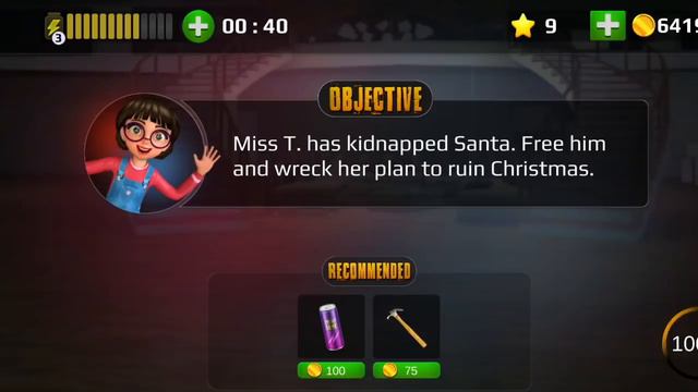 Atualizou! A PROFESSORA MALVADA CAPTUROU o PAPAI NOEL! Scary Teacher смотреть онлайн