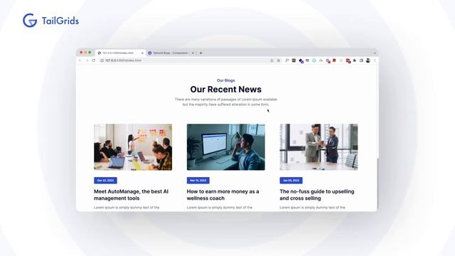 TailGrids 2.0 - Tailwind CSS UI Components смотреть онлайн