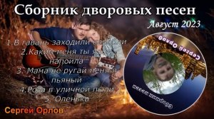?✧Сборник песен нашего двора✧♬♬♬ (август 2023) исп.Сергей Орлов???