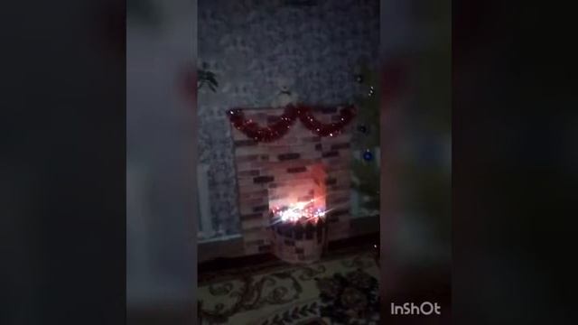 Камин к Новому году своими руками!! смотреть онлайн