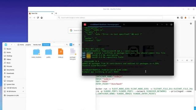 [NodeJS] from Docker container till Heroku deploy - simple example смотреть онлайн