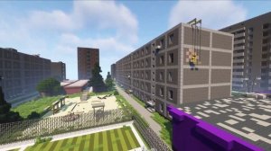 ГОРОД В МАЙНКРАФТЕ ЖИЛОЙ ДОМ ХРУЩЁВКА [18]