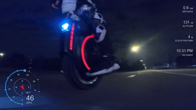 This Night Ride! | Inmotion V12 Speed Test смотреть онлайн