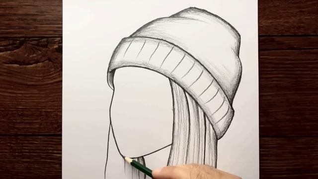 Bere Takan Güzel Kız Çizimi - Kolay Karakalem Kız Çizimi - Çizim Mektebi Kız Çizimleri смотреть онлайн