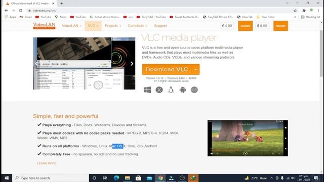 How To Download And Install VLC Media Player In Windows 7/8/10/11 смотреть онлайн