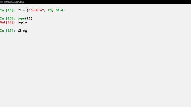 Tuples in Python смотреть онлайн