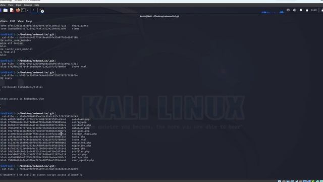 .git file Exposure Esclavation смотреть онлайн