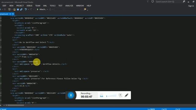 XML parsing Error for word document смотреть онлайн