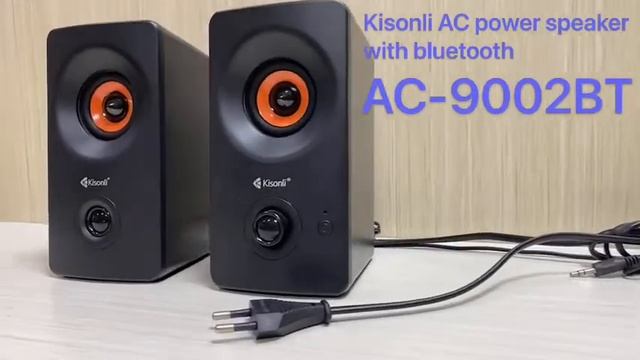 Kisonli AC power speaker with bluetooth смотреть онлайн