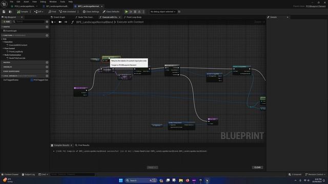 UE5 PCG - Landscape Normal Rotation (Line Tracing From PCG Node)