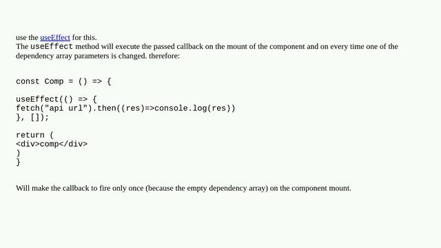 How to fetch api as soon as page is loaded in ReactJS? смотреть онлайн