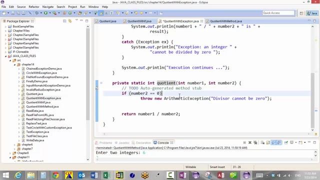 Chapter 14- ExceptionHandling смотреть онлайн