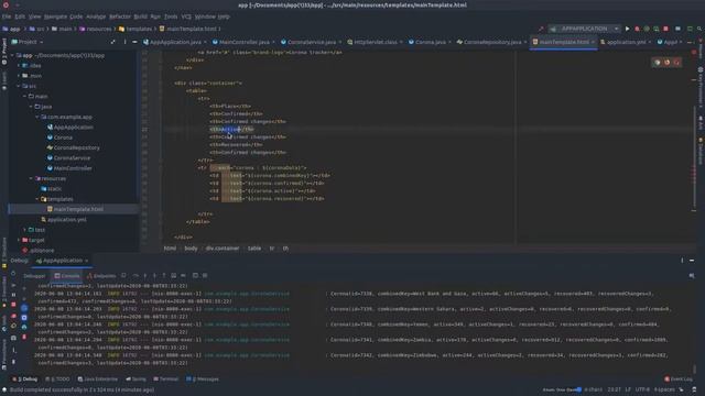 Corona Tracker - Java Spring Boot Tutorial for Beginners - Changes columns, DataTables - Part 4 смотреть онлайн