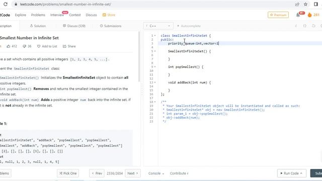 Smallest Number in Infinite Set | Leetcode | Heaps | Programming in Tamil | Coding | C++ | DSA смотреть онлайн