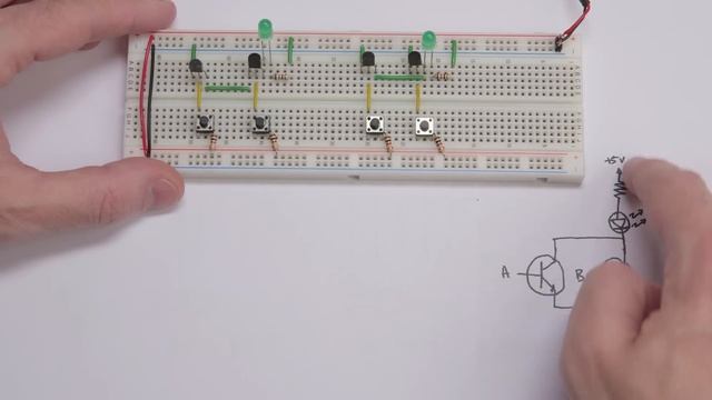 Making logic gates from transistors смотреть онлайн