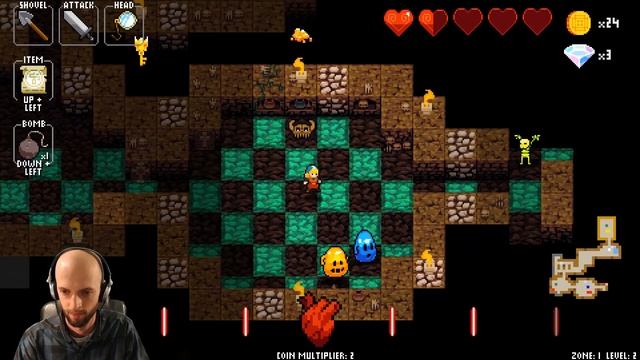 Crypt Of The NecroDancer Gameplay (PC)