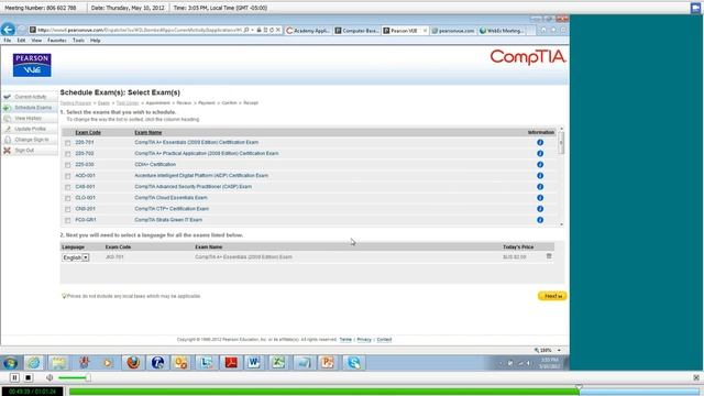 CompTIA Academy How to Register for a VUE test смотреть онлайн