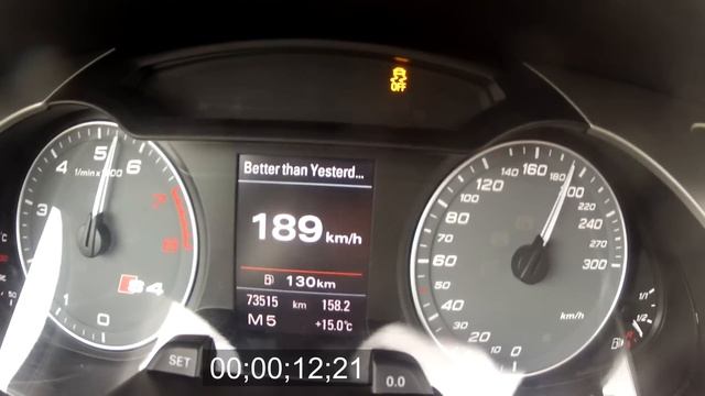 Audi S4 B8 0-100 Acceleration