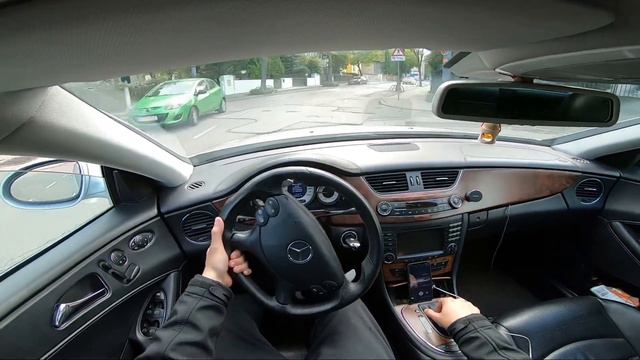 Mercedes CLS 5.5 AMG 2006 550+HP Vienna City POV смотреть онлайн