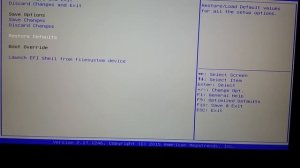 Aptio Setup Utility - Cannot Exit