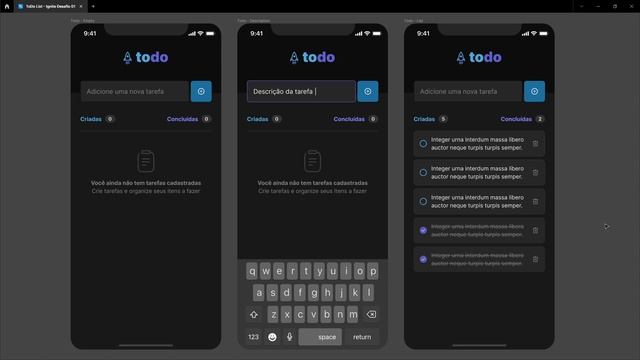 Desafio Ignite React Native (ToDo List) - #1 Conhecendo o desafio e início do projeto смотреть онлайн