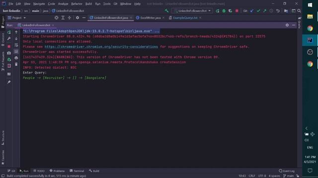 LinkedIn Followers Bot Demo - Using Java and Selenium смотреть онлайн