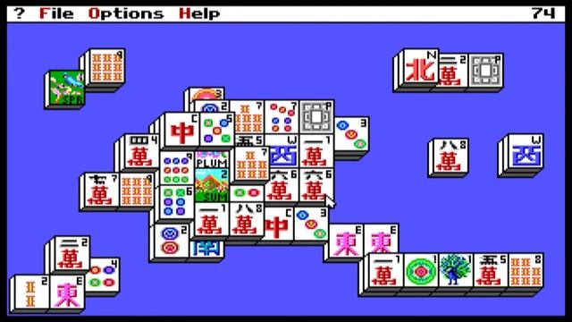 Shanghai II: Dragon's Eye on Tandy 1000 (PCem) смотреть онлайн