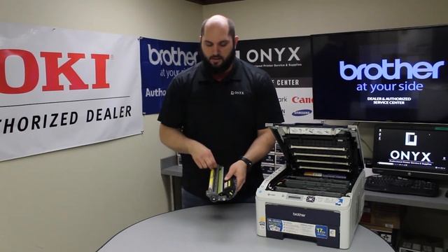 Brother HL-3040 | Onyx Imaging | OKC Printer Repair | Replace & Reset Drum смотреть онлайн