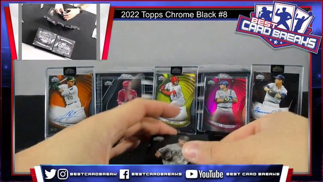 2022 Topps Chrome Black #8 - 12 Box Case Pick Your Team 12/19/22 смотреть онлайн