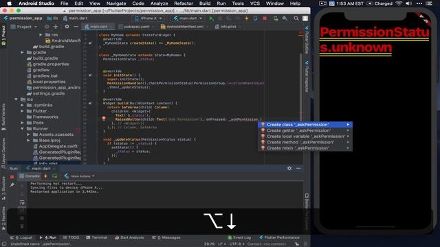 Flutter for the Impatient - 8 - Ask Location Permission at Runtime смотреть онлайн