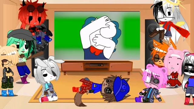 Piggy react to your memes(1/2)||Gacha Club смотреть онлайн