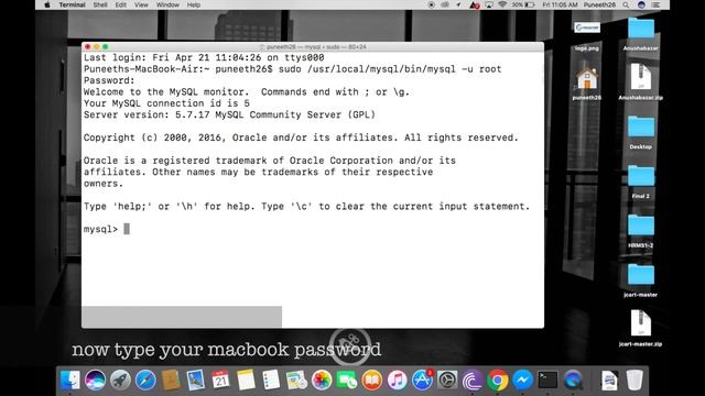 access denied for user 'root'@'localhost' (using password no) mac solved смотреть онлайн