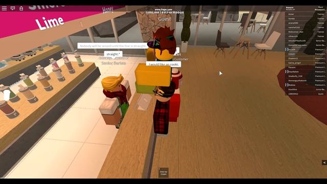 Being a customer in Frappe V4!! | Roblox RolePlay смотреть онлайн