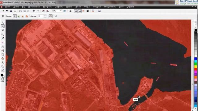 SAS.Planet склейка спутниковых снимков, обработка в Corel PP.avi смотреть онлайн
