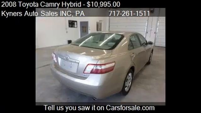 2008 Toyota Camry Hybrid Base 4dr Sedan for sale in Chambers смотреть онлайн