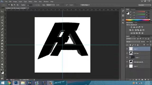 Creating 2D Logos Into 3D Photoshop Tutorial смотреть онлайн
