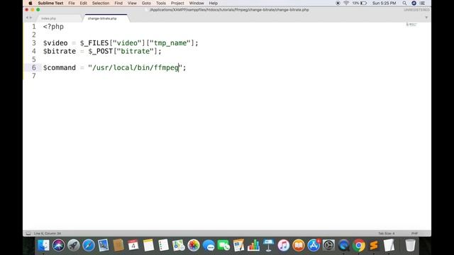 Compress video in bitrate and resolution - PHP & FFmpeg смотреть онлайн