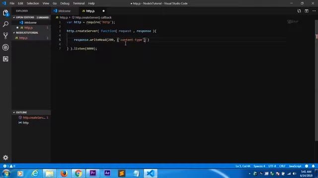 HTTP Module in NodeJS #2 смотреть онлайн