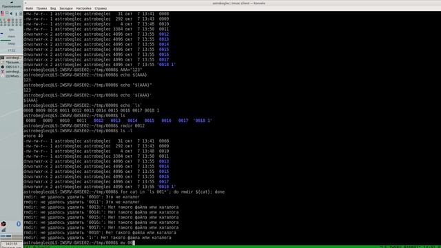 Консоль Linux