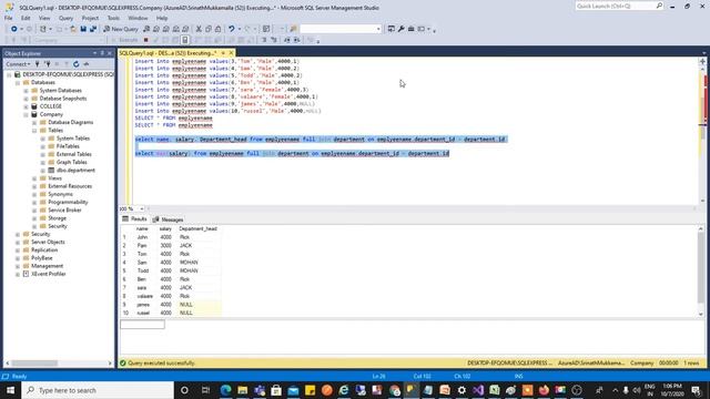 SQL SERVER TUTORIAL ENGLISH SQL AGGREGATE FUNCTIONS смотреть онлайн