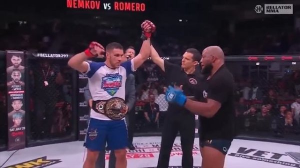 Полный Бой Вадим Немков vs Йоэль Ромеро / ОБЗОР БЕЛЛАТОР 297: Петтис, Фрейре, Андерсон, Дэвис