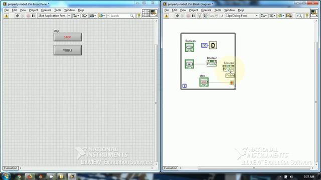 How to make Front Panel objects invisible in LabVIEW смотреть онлайн