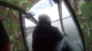 Ходовой тент пвх на лодку АКВА 2600 || Испытание тента