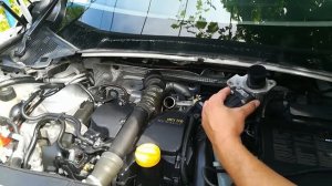 Как проверить дымит ли дизель перед сажевым фильтром на примере 1.5 дци к9к 636