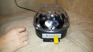 Диско шар светодиодный  с МР3 плеером/ Обзор. MP3 LED Magic Ball Light/Светомузыка дома.
