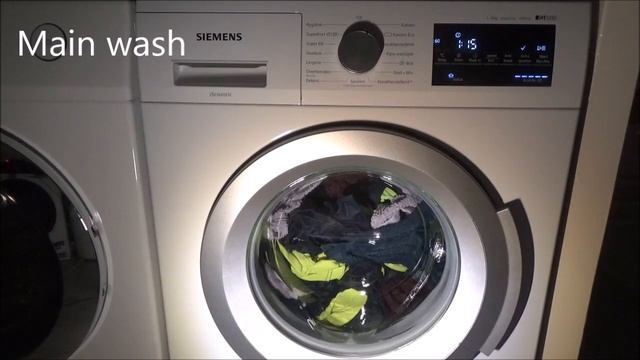 Siemens IQ500 WM14T462NL - Cottons 60 W/ Extra Rinse (Full Cycle)