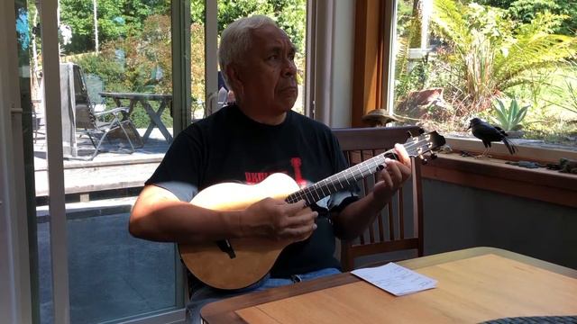 Mark Roberts B14 model Macassar Ebony and Bearclaw Carpathian Spruce baritone ukulele смотреть онлайн