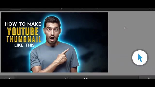 How To Make HD Glow YouTube Thumbnail In Ps Touch Mobile // Quick And Easy Tutorial For Beginners. смотреть онлайн