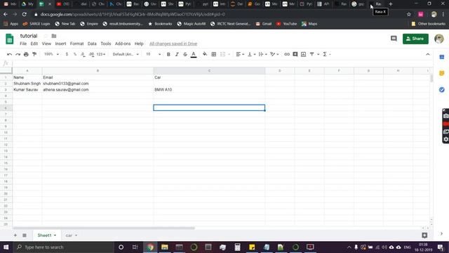 Rasa Chatbot using Custom Action & Google Sheets API integration смотреть онлайн